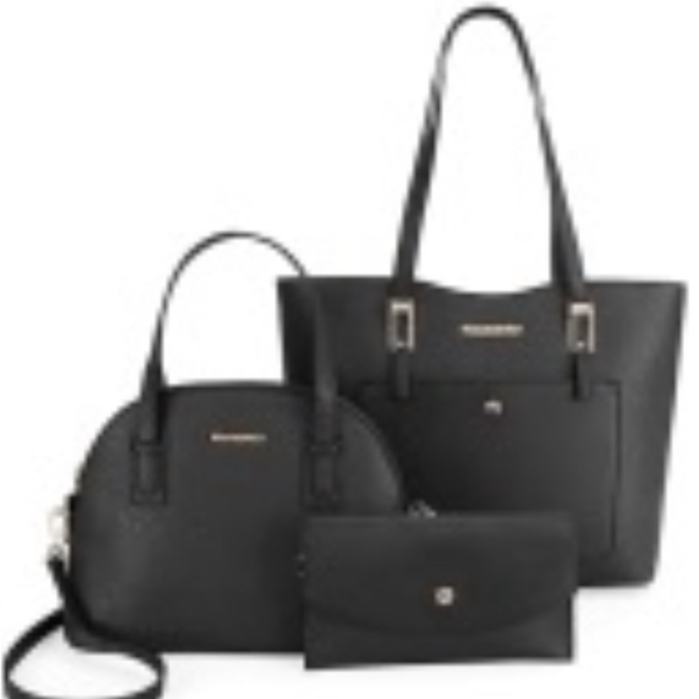 NWOT - Montana West PU Leather Tote, Purse and Wallet Set